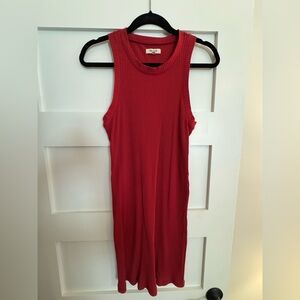 Madewell Sleeveless Ribbed Dress